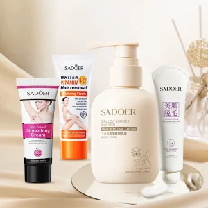 SADOER Hair Remover Cream Underarm Arm Depilation Unhairing Cream Painless Body Hair Remover for Men and Women