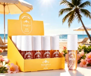 SCENABELLA Long Lasting Fragrance Mist 100ml Body Perfume Spray Tropical Beach Scent Perfume for Women