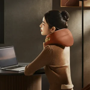 SIAASOO N2 PRO Cervical Spine Massager with Kneading & Heating for Neck Shoulder and Trapezius Muscle