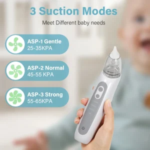 Safe Electric Nasal Aspirator with Built in Music ABS Nose Cleaner Portable USB Household Supplies
