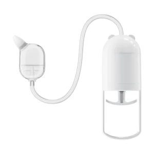 Safe & Gentle Manual Nasal Aspirator with Soft Silicone Tip for Newborn Baby Nasal Care at Home