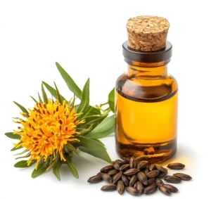 Safflower Oil High Linoleic Acid Cold Pressed Carrier Oil for Skincare & Dietary Supplements