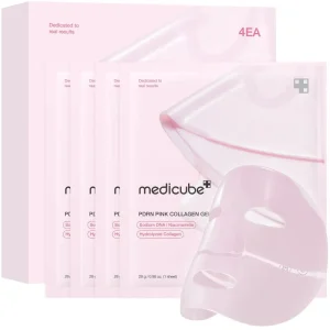 Salmon Pink Collagen Jelly Gel Mask Overnight Face Mask for Glass Glow Skin Elasticity Korean Skincare Facial Mask