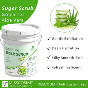 Salon-Grade 5 Gallon Renewing Soothing Long-Lasting Fragrance Foot Care Bespoke Packaging Sugar Scrub for Global Market