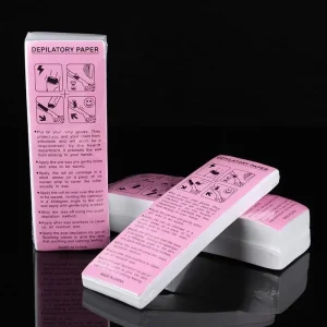 Salon Quality Disposable Hair Removal Wax Strips Non woven Fabric Waxing Paper for Body Face Professional Esthetician Supplies