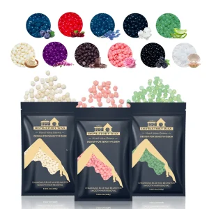 Salon Quality No Strip Depilatory Hot Film Wax Painless Hard Wax Beads Face Hair Removal Aloe Scented Anthracene Free