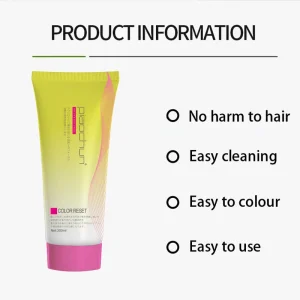 Salon Use YISICHEN PC 19 Premium Grade Mild Cream Hair Pigment Remover for Cleaning Old Artificial Hair Dye