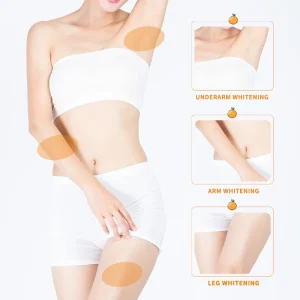 Sample Order Vitamin C Underarm Whitening Cream 3 in 1 Dark Skin Brightener Moisturizer for Body Local Care
