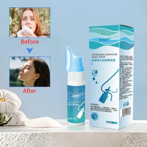 Seawater Nasal Spray Physiological Formula Clear Mucus From Cold & Allergy Gentle Nasal Cleansing Soothing OEM Private Label