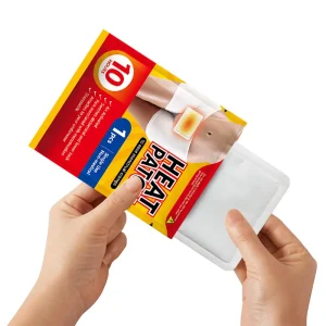 Self Heating Disposable Warm up Patch for Abdominal Back Pain & Menstrual Cramps 55C 8 12h Relief Class II