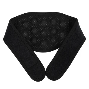 Self Heating Neck Support with Magnetic Therapy Bracelet Tourmaline for Cervical Pain Relief