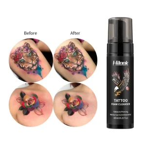 Sensitive Friendly Clean Foam 185ml Gentle Touch Non Alcohol Residue Free Redness Calm Moisture Lock Tattoo Foaming Cleanse