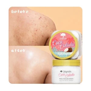 Shea Sugar Shea Butter Body Scrub Natural Exfoliating Moisturizing Whitening Coco Scrub Smooth Skin Cruelty Free