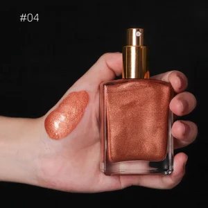 Shimmer Highlighter Liquid Body Highlighter Spray High Pigmented Body Highlighter Oil