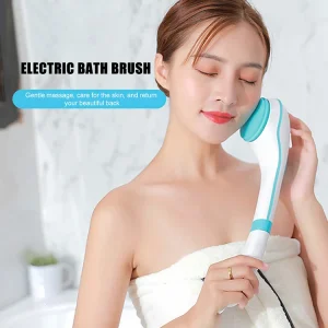 Shower Body Back Cleaning Tool Set Exfoliation Massage Brush Electric Multi-function Long Handle Bath Brush