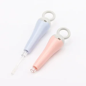 Silicone Flashlight Earpick and Electronic Ear Spoon Newborn Baby Safe Supplies with Visible Features for Ear Protection