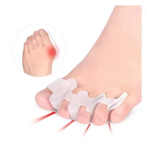 Silicone Medical Orthotics Gel Bunion Stretcher Separator Three Hole Foot Care Product for Correcting Toes Toe Sock