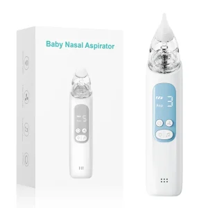 Silicone Toddler Nose Cleaner Rechargeable Nose Irrigator Electric Nasal Aspirator Vacuum Nose Cleaning for Baby