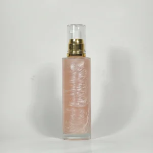 Silver Shimmer Body Oil Makeup Skin Glow Highlighter Waterproof Glitter Bronzer Spray Low MOQ
