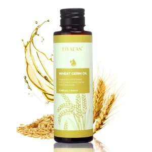 Skin Anti oxidation Hair Care Carrier Oil Cold Pressed Organic Wheat Germ Oil