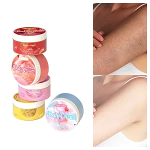 Skin Care Body Cream Ananas Berries Peach Donut Sakura Body Glaze for Women Private Label Firming Whitening Body Cream Set