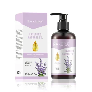 Skin Care Essential Oil Warming Relaxing Massage Oil Private Label Lavender Massage Oil for Full Body Aromatherapy