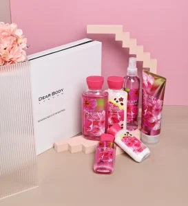 Skin Care Gift Set Body Lotion Body Mist Shower Gel Women Perfume Body Care Shower Gel