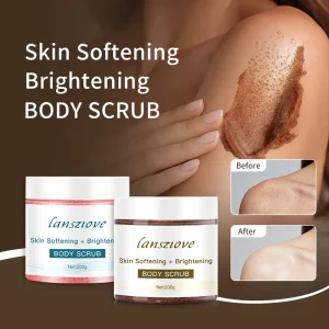 Skin Care Manufacturer OEM ODM Body Cleansing Rose Salt Skin Softening & Brightening Body Scrub Private Label