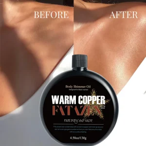 Skin Care Products Beautiful Products Lighting Skin Glittering Design for Black Women Body Shimmer Oil