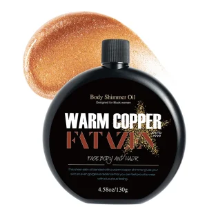 Skin Glittering Shimmering Sun Tan Shimmering Rose Gold Body Oil Skin Care Moisturizer Shimmer Tan Oil