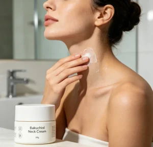 Skincare Moisturizing Deep Hydration Tighten Neck Firm Cream Private Label Firming Lift Bakuchiol Neck Cream