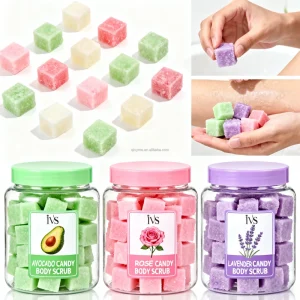 Skincare Set Body Scrub Sugar Scrub Soap Exfoliating Candy Scrub Moisturizing Sugar Cubes
