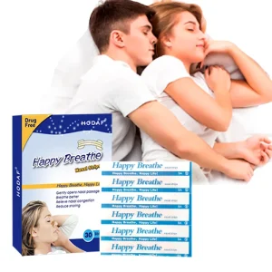Sleep Better Black Nasal Strips Nose Strips Comfortable Breathing Support Help Breath Better for Night Time Sleep Care