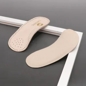Soft Natural Leather Metatarsal Pad Half Insert Women Men Flat Feet Support Office Standing Insoles