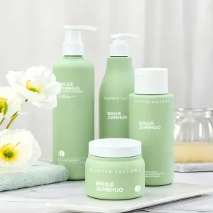Soft Touch 250ml/300ml/500ml HDPE Cosmetic Packing Set Skin Care Serum Face Mask Body Scrub Lotion Gel Shampoo