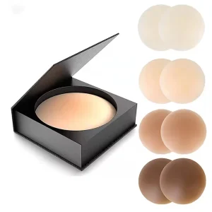 Spot Custom Invisible Silicone Breathable Breast Patch Self Adhesive Breast Cover Invisible Breast Patch Reusable