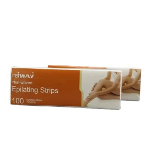 Spunlace Nonwoven Waxing Strips Face Leg Body Hair Removal Printable Custom Box Depilatory Paper OEM Manufacturer