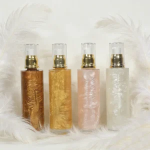 Squalane Seeds Body Oil Gel Moisturizing Nourish Fresh Scented Shimmer Oil Private Label Lotion