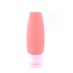 Squeezable Silicone Travel Bottle for Leaky Free Shampoo and Conditioner Application
