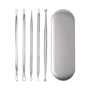 Stainless Steel Acne Needle Tool Set Customized Professional Blackhead Remover Acne Treatment Safety Pore Cleaner