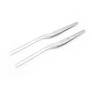 Stainless Steel Ear Picking Tweezers for Earwax Removal Household Use Gun Shaped Design with Curved Handle