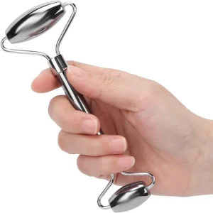 Stainless Steel Face Roller Facial Massager for Skin Care Therapy for Neck Application