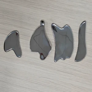 Stainless Steel Gua Sha Facial Scraper Tool Fascia Board Massager for Face Lifting Lymphatic Drainage Body Sculpting