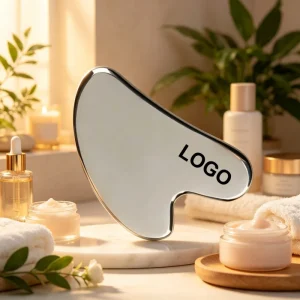 Stainless Steel Heart Massage Scraper Plate