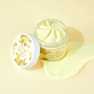 Stretch Mark Belly Butter Cream Shea Butter Vitamin E Coconut Oil Moisture Improve Skin Elasticity Product for Stretch Marks