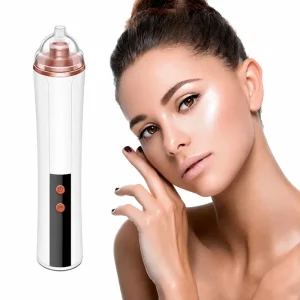Strong Suction Blackhead Remover Vacuum Hand Held for Deep Cleansing Nose Facial Pores Acne Treatment Skin Rejuvenation