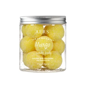 Sugar Body Scrub Cube Exfoliating Skin Whitening Moisturizing Sea Salt Bath Scrub Ball Adults Body Cream Female