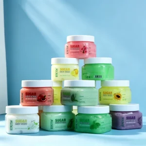 Sugar Body Scrub Moisturizing and Exfoliating Body Face Hand Foot Scrub Fights Acne Fine Lines & Wrinkles