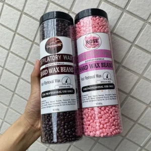 Sugar Wax Hair Removal Natural Organic Depilatory Wax for Bikini Legs Underarms Full Body Painless No Strip Smooth Skin