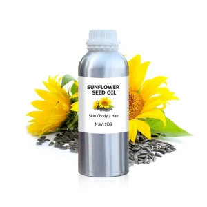 Sunflower Seed Oil Body Care Diffuser Skin Massage Natural Essence Plant based Carrier Oils for Skincare Hair Spa Organic Bulk